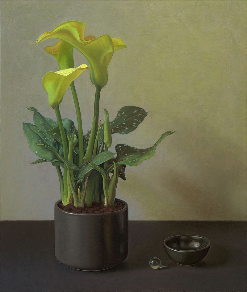 Alex  Callaway - Calla Lily with an Empty Bowl